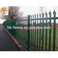 Europe style pvc coated palisade garden fence ISO,factory